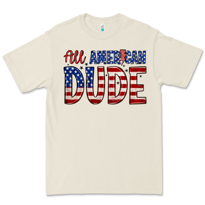 All American Dude Premium Tee by Zillion Design Studio | Teevron