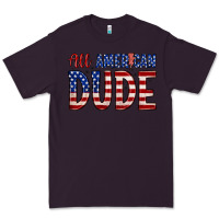 Plum all american dude Premium Tee - Zillion Design Studio