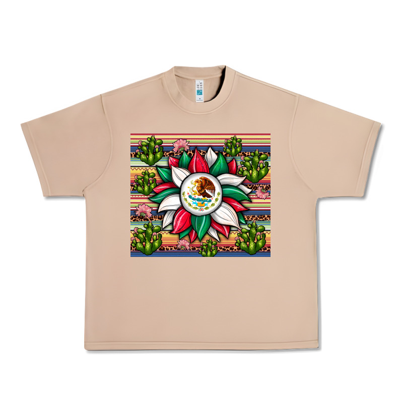 Sunflower Mexican Flag Tumbler Urban Heavy Tee by JahusDesignShop | Teevron