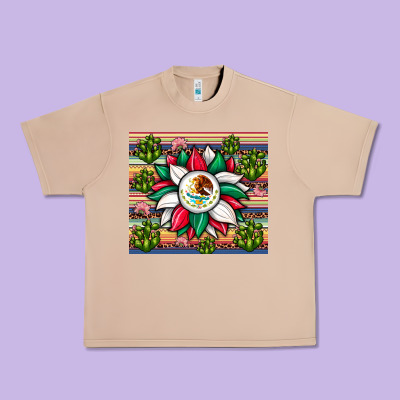 Sunflower Mexican Flag Tumbler Urban Heavy Tee Designed By Jahusdesignshop