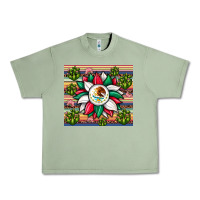 Oil Green sunflower mexican flag tumbler Urban Heavy Tee - JahusDesignShop