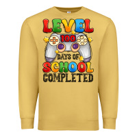 Antique Gold level 100 days of school completed Premium Sweatshirt - Artiststas