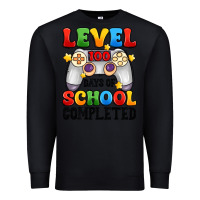 Black level 100 days of school completed Premium Sweatshirt - Artiststas
