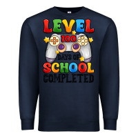 Navy level 100 days of school completed Premium Sweatshirt - Artiststas