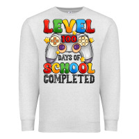 Oatmeal Heather level 100 days of school completed Premium Sweatshirt - Artiststas