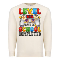 Level 100 Days Of School Completed Premium Sweatshirt | Teevron