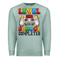 Seafoam level 100 days of school completed Premium Sweatshirt - Artiststas
