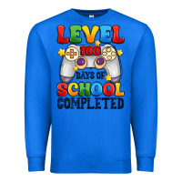 True Royal level 100 days of school completed Premium Sweatshirt - Artiststas