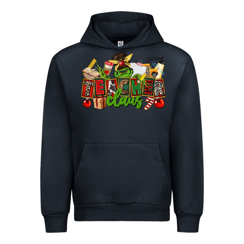 Teacher Claus Christmas Urban Hoodie by CowGirlArtShop | Teevron