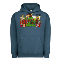 Pigment Midnight Navy teacher claus christmas Urban Hoodie - CowGirlArtShop
