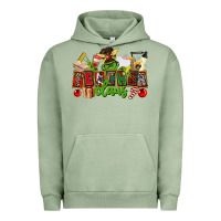 Pigment Oil Green teacher claus christmas Urban Hoodie - CowGirlArtShop