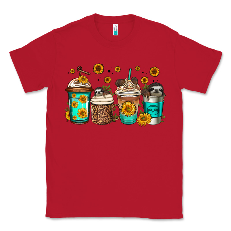 Sloth Coffee Cups Classic Tee by Jasminsmagicworld | Teevron
