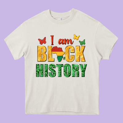 I Am Black History Juneteenth Heavy Core Tee Designed By Texasbilliewilder