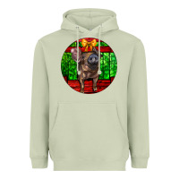 Matcha christmas pig Heavyweight Hoodie - LillyAllenDesigns