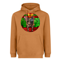 Meerkat christmas pig Heavyweight Hoodie - LillyAllenDesigns