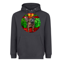 Smoke christmas pig Heavyweight Hoodie - LillyAllenDesigns