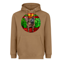 Toasted Coconut christmas pig Heavyweight Hoodie - LillyAllenDesigns