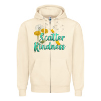 Sandshell scatter kindness Zipper Hoodie - NancyCooperArtShop