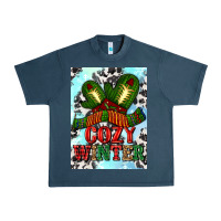 Midnight Navy cozy winter with gloves and scarf Urban Heavy Tee - AdoDesignShop