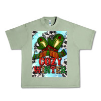 Oil Green cozy winter with gloves and scarf Urban Heavy Tee - AdoDesignShop