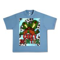 Pebble Blue cozy winter with gloves and scarf Urban Heavy Tee - AdoDesignShop