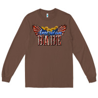Chestnut American Babe With Sunflowers Long Sleeve Tee - LillyAllenDesigns