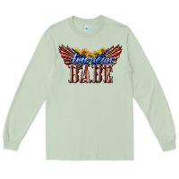 Matcha American Babe With Sunflowers Long Sleeve Tee - LillyAllenDesigns