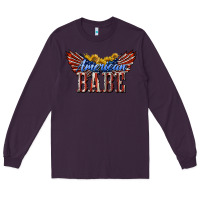 Plum American Babe With Sunflowers Long Sleeve Tee - LillyAllenDesigns