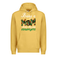 Antique Gold Being A Mom Makes My Life Complete For dark Premium Hoodie - Bettercallsaul