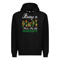 Black Being A Mom Makes My Life Complete For dark Premium Hoodie - Bettercallsaul
