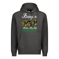 Being A Mom Makes My Life Complete For Dark Premium Hoodie | Teevron