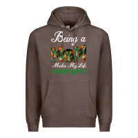 Coffee Being A Mom Makes My Life Complete For dark Premium Hoodie - Bettercallsaul
