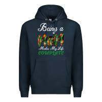 Navy Being A Mom Makes My Life Complete For dark Premium Hoodie - Bettercallsaul