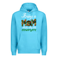 Ocean Blue Being A Mom Makes My Life Complete For dark Premium Hoodie - Bettercallsaul