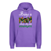 Purple Being A Mom Makes My Life Complete For dark Premium Hoodie - Bettercallsaul