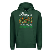 Sports Green Being A Mom Makes My Life Complete For dark Premium Hoodie - Bettercallsaul