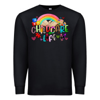 Black childcare life Premium Sweatshirt - Artiststas