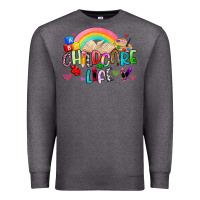 Charcoal Heather childcare life Premium Sweatshirt - Artiststas