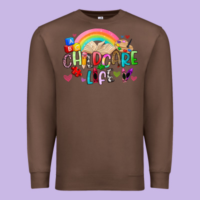 Childcare Life Premium Sweatshirt Designed By Artiststas