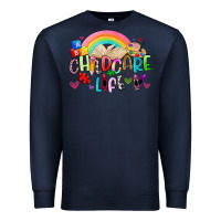 Navy childcare life Premium Sweatshirt - Artiststas