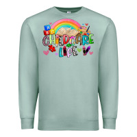 Seafoam childcare life Premium Sweatshirt - Artiststas