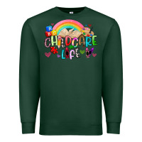 Sports Green childcare life Premium Sweatshirt - Artiststas