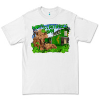 White happy st. patrick's day cattle and calfs Premium Tee - RanaPortraitStore