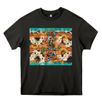 Asphalt texas sunflower cactus cowhide Heavy Core Tee - Artiststas