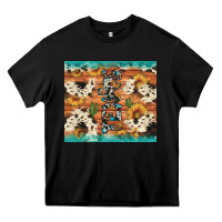 Black texas sunflower cactus cowhide Heavy Core Tee - Artiststas