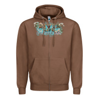 Chestnut river life Zipper Hoodie - NancyCooperArtShop