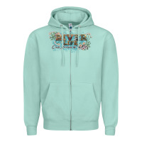 Seafoam river life Zipper Hoodie - NancyCooperArtShop