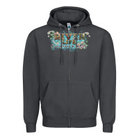 Smoke river life Zipper Hoodie - NancyCooperArtShop