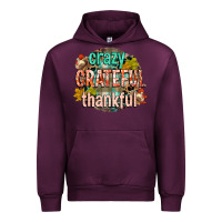 Mauve Wine crazy grateful thankful Urban Hoodie - CowGirlArtShop