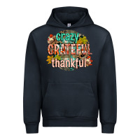 Navy crazy grateful thankful Urban Hoodie - CowGirlArtShop